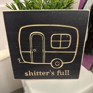 Funny Bathroom Sign | unique bathroom accessory or for Party decor